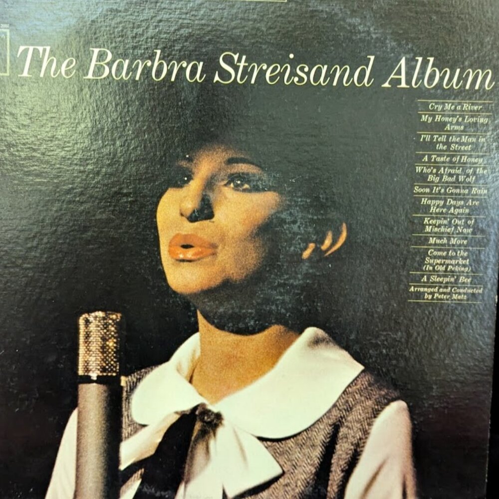 Barbra Streisand The Barbra Streisand Album 1963 VTG record LP Babs vintage - Picture 1 of 2